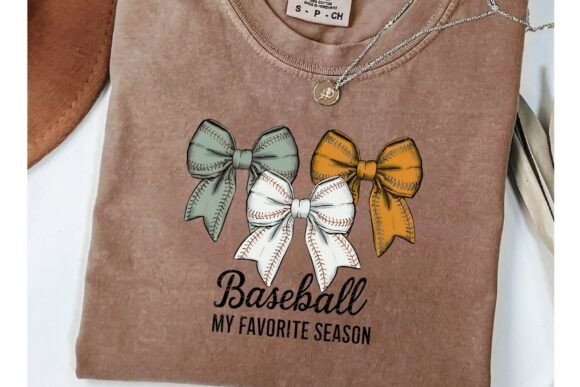 Baseball Bow PNG: Game Day Shirt Design Essentials