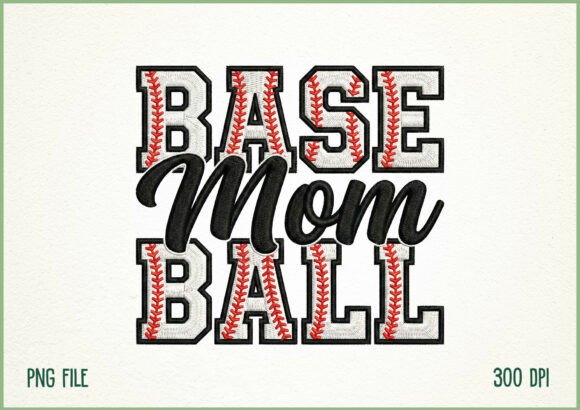 Baseball Mom Embroidery Design: Creative Asset Guide