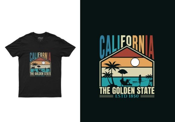California Golden State T-shirt Design: Elevate Your Brand