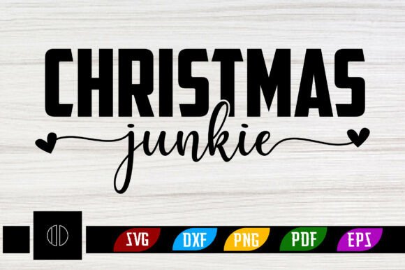 Christmas Junkie Svg Design: A Versatile Holiday Asset