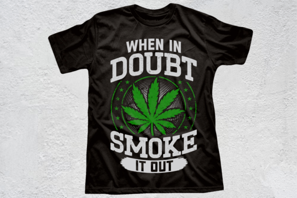 Creative Cannabis T-Shirt Design: 