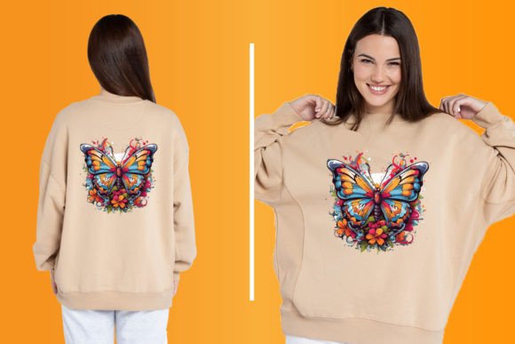 Elevate Your Merch with a Watercolor Butterfly T-Shirt Design